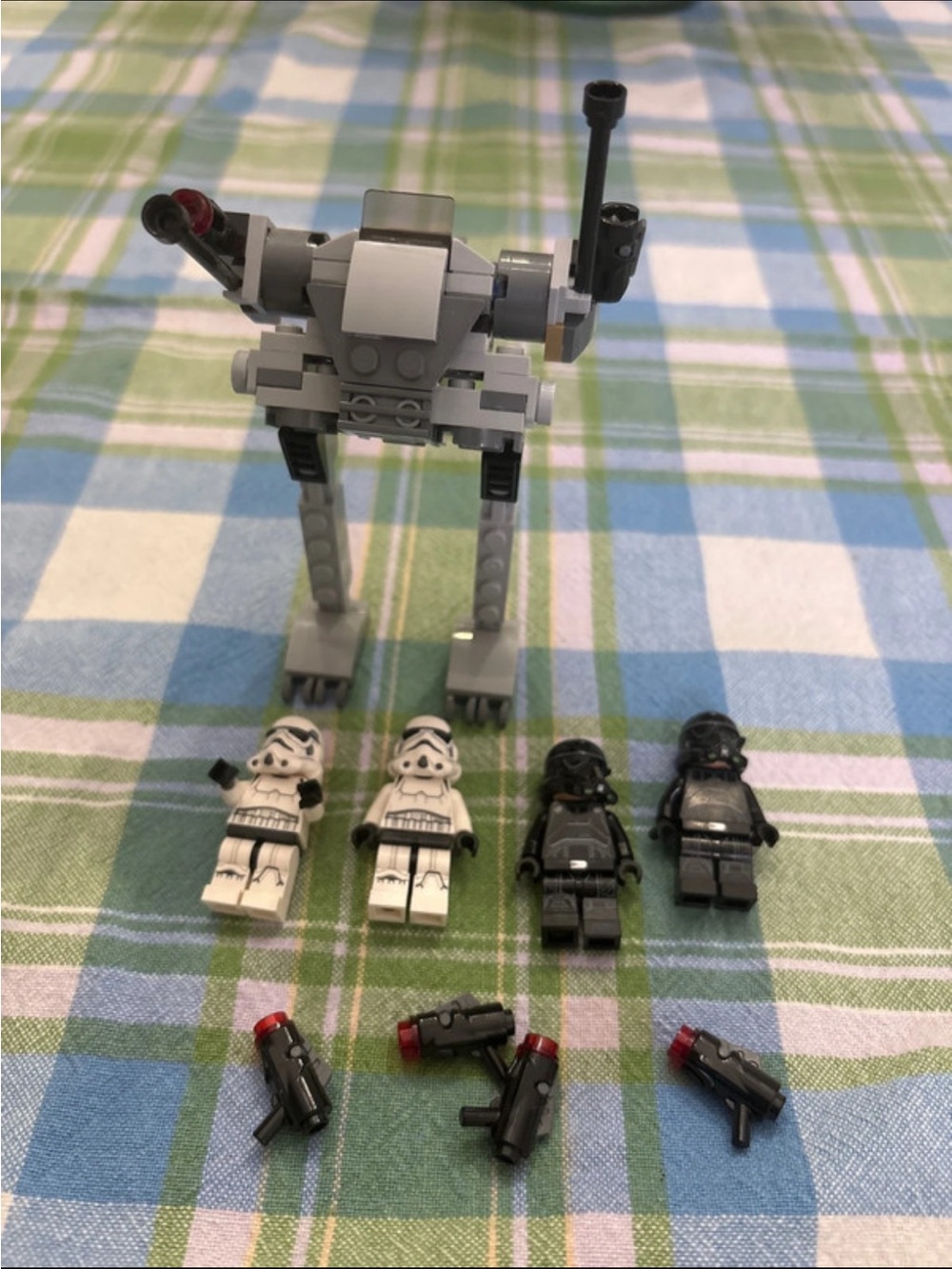 Star Wars Lego set built once by an adult not played with